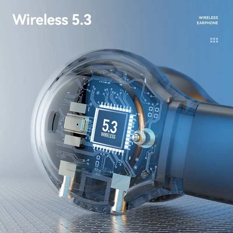 🎧 GENAI M47 Wireless Earbuds | Noise Cancelling | Perfect for Sports 🏃 & Gaming 🎮 - DoorAndSteps E Commerce 