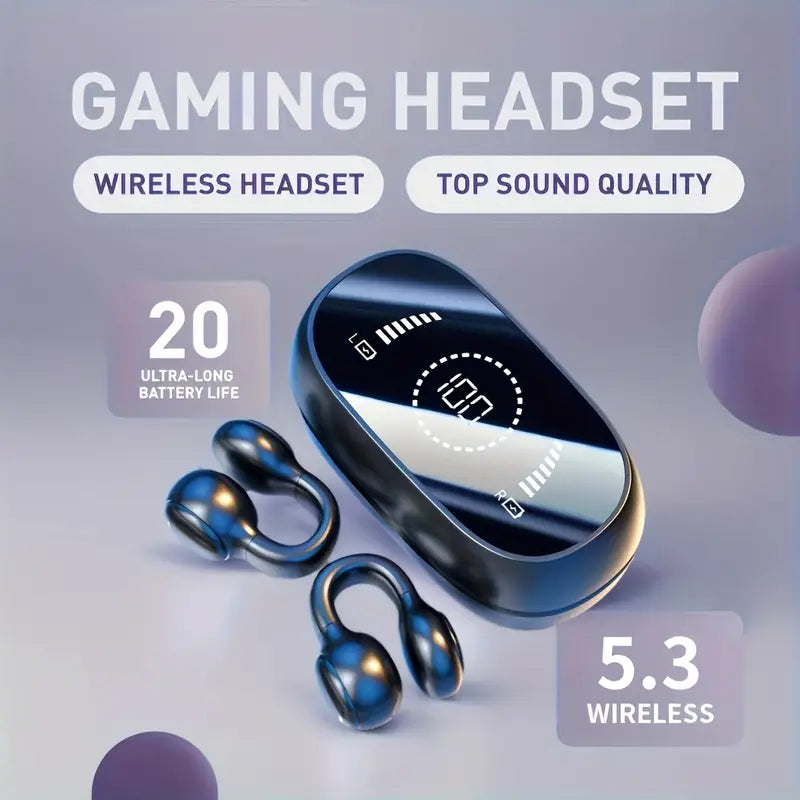 🎧 GENAI M47 Wireless Earbuds | Noise Cancelling | Perfect for Sports 🏃 & Gaming 🎮 - DoorAndSteps E Commerce 
