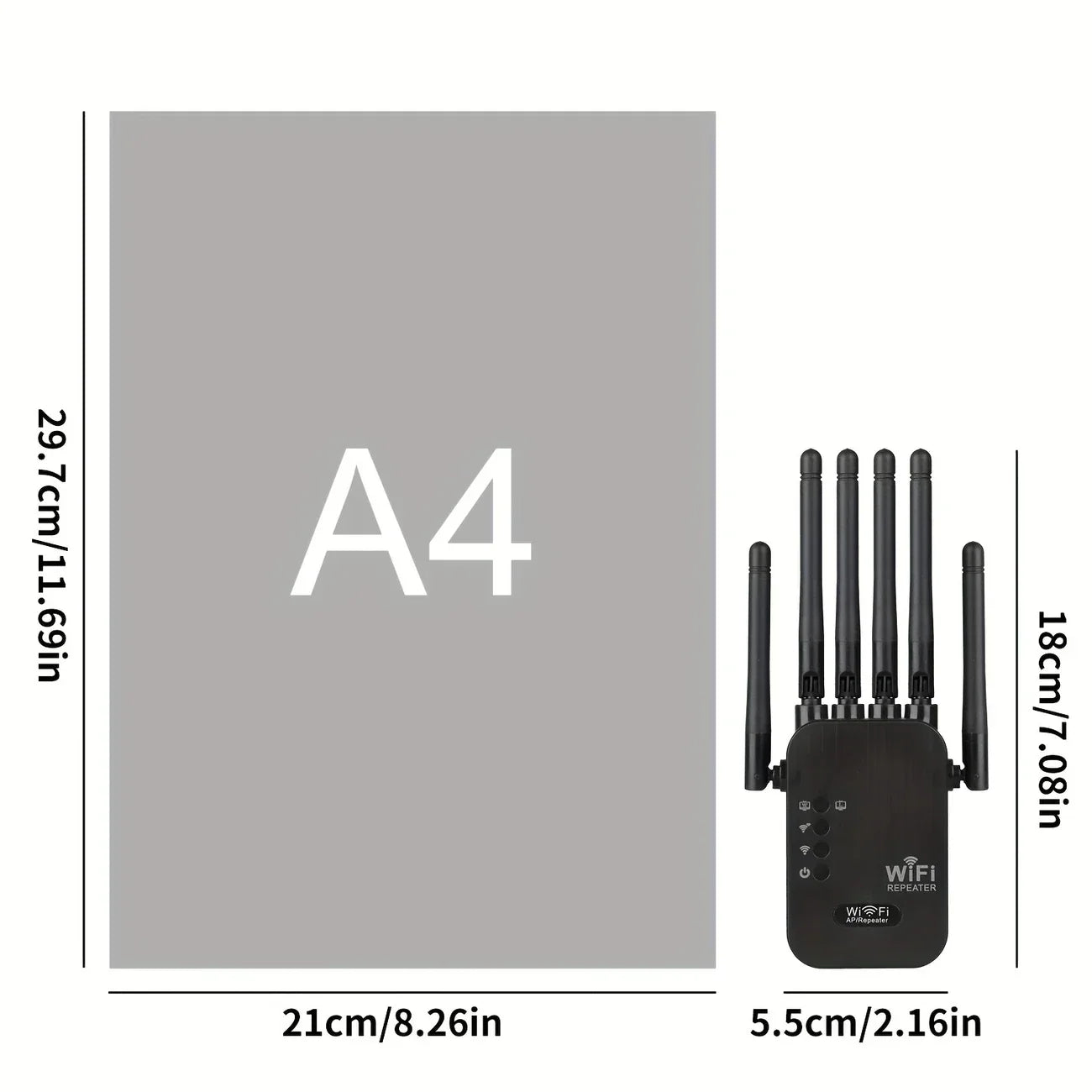 🔥 High-Speed WiFi Repeater – Covers Up to 25 Devices | Signal Booster & Internet Extender for Home & Office 🌐 - DoorAndSteps E Commerce 