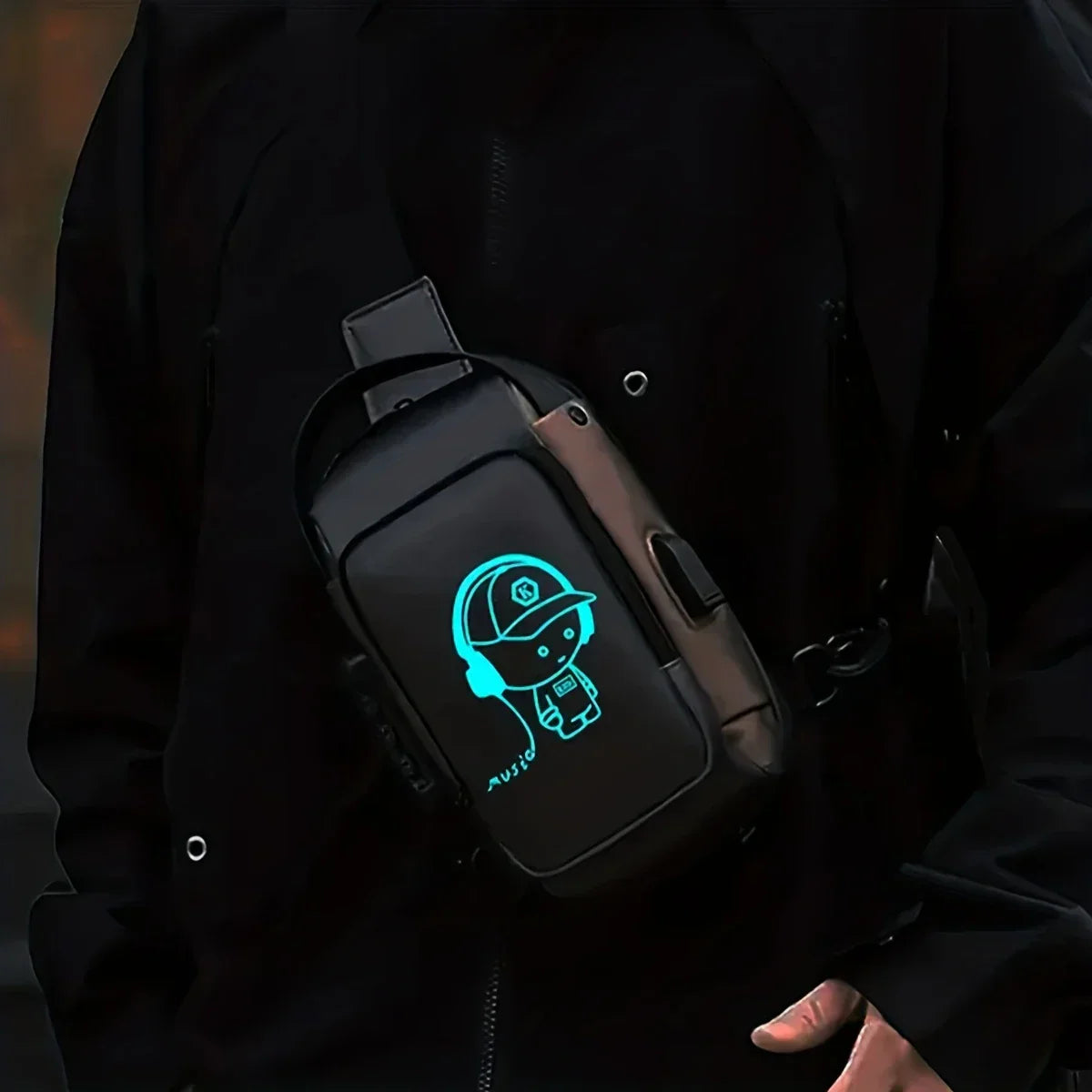 🧳 Anti-Theft Waterproof Sling Bag with USB Charging Port – Sleek, Secure & Smart Carry for Everyday Life - DoorAndSteps E Commerce 