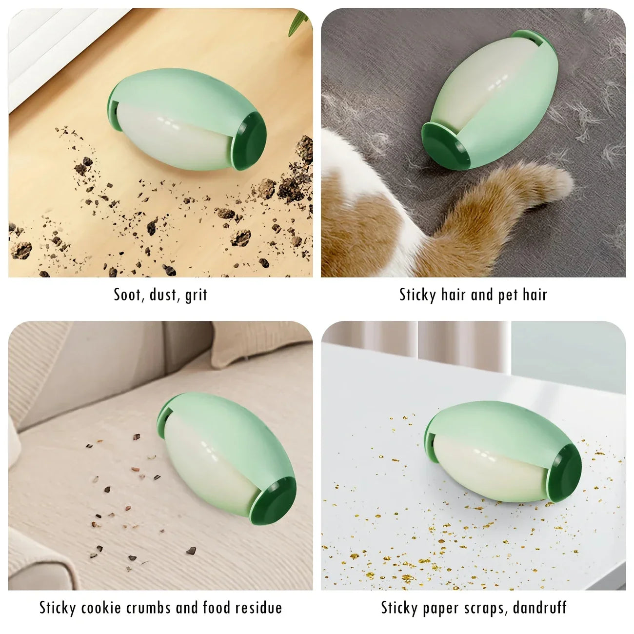 ✨ High-Quality Manual Lint Roller – Your Go-To Pet Hair & Dust Remover! - DoorAndSteps E Commerce 