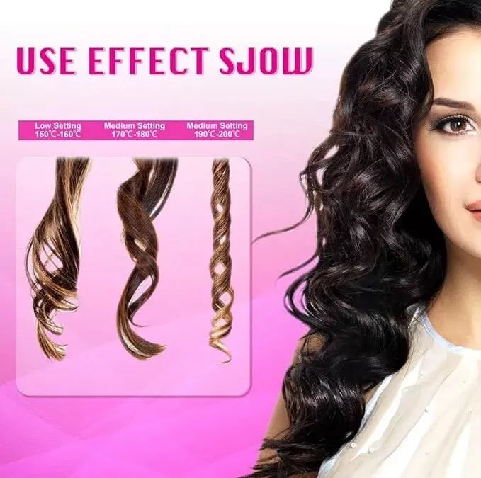 Crazy Beauty Cordless Automatic Wireless Hair Curler Rotating handheld - DoorAndSteps E Commerce 