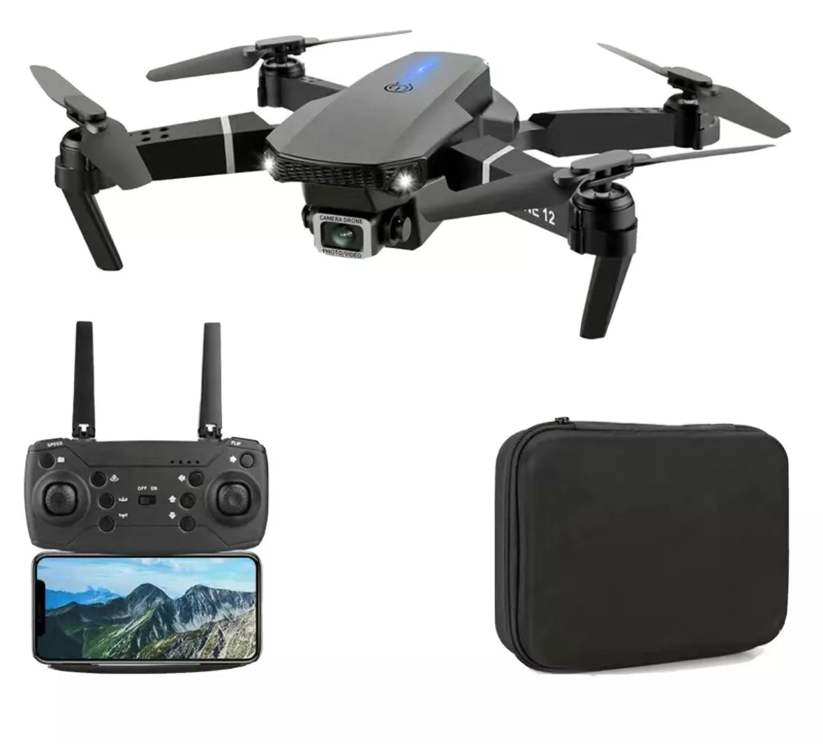 ✈️  E88 & E99 Foldable 4K Dual-Camera Drones with WiFi FPV – Beginner-Friendly Aerial Photography Kit🚁 - DoorAndSteps E Commerce 