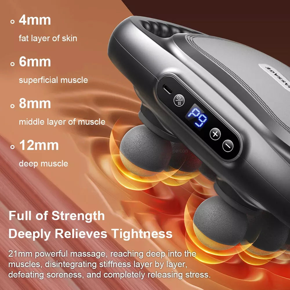 🔋 Rechargeable 6-Head Facial Gun – Spa Treatment at Home