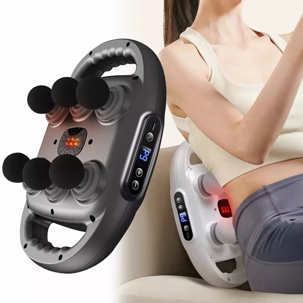 🔋 Rechargeable 6-Head Facial Gun – Spa Treatment at Home