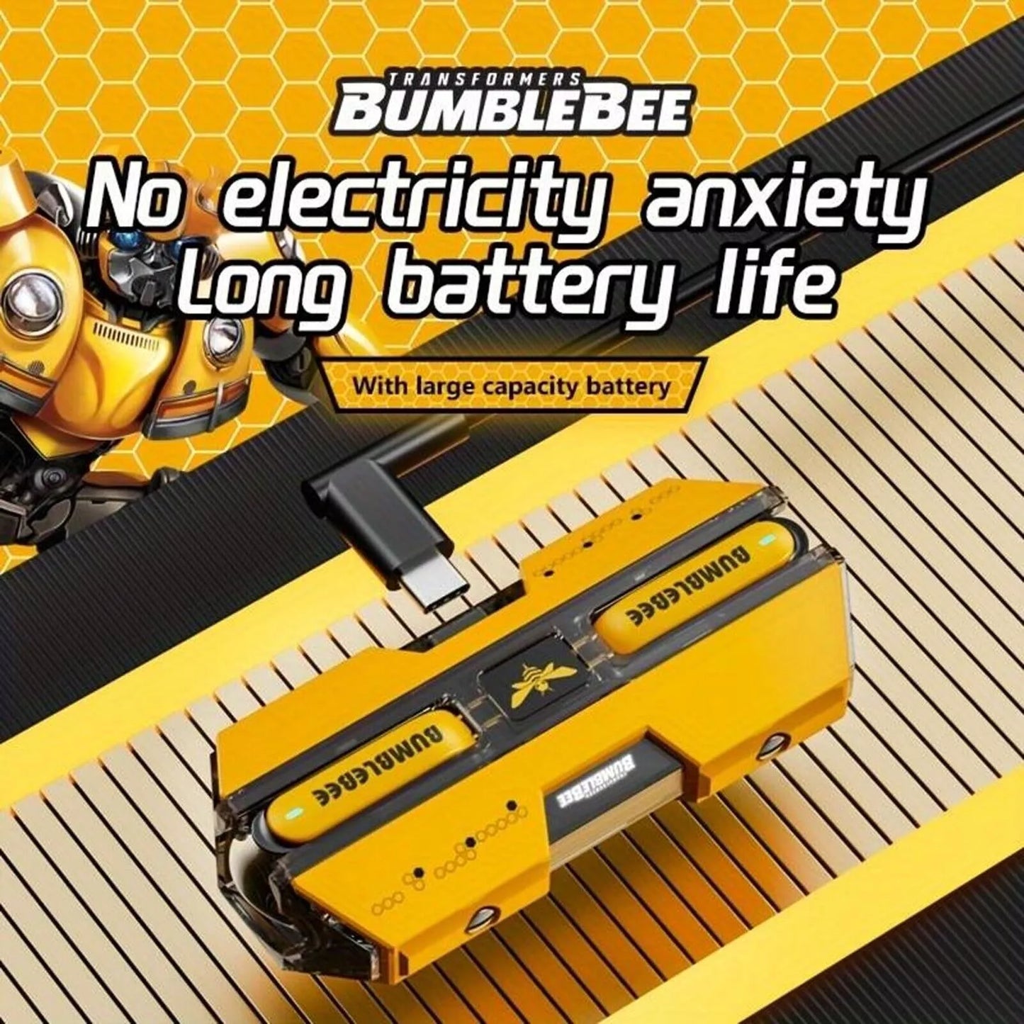 🔊🐝 BumbleBee Transformers Wireless Earbuds