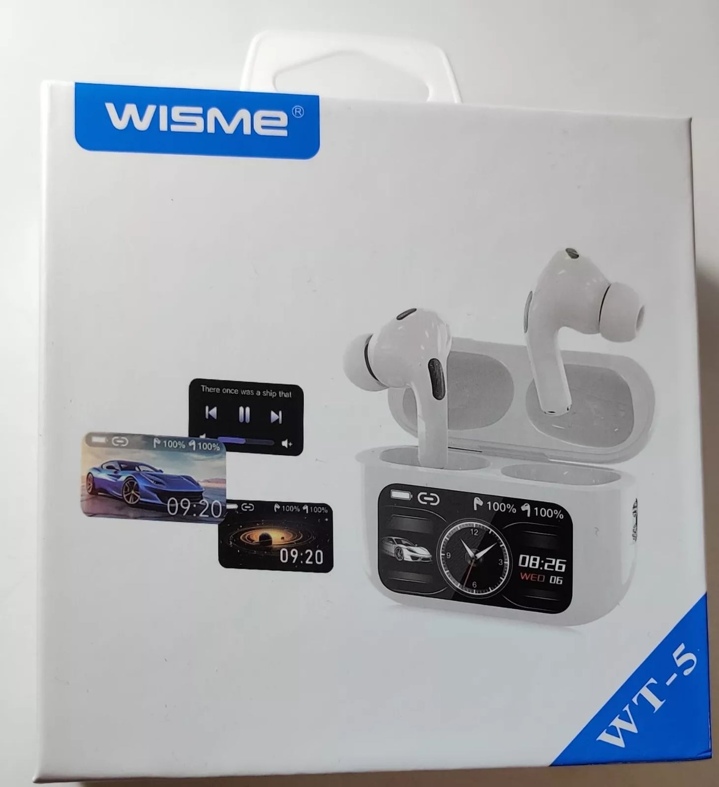 🎧 Wisme WT5 Display Smart Earbuds – Style Meets Smart Sound 💡🎶 - DoorAndSteps E Commerce 